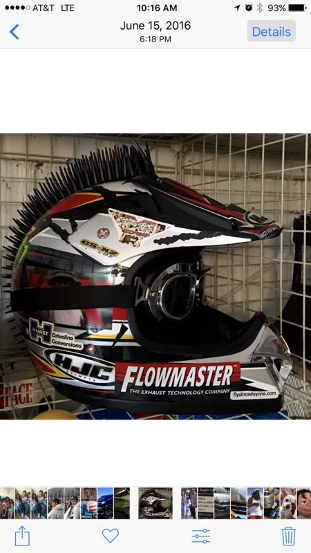 Dirt bike helmet