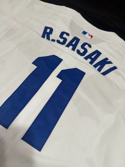 Dodgers Jersey - #11 Sasaki - Home White - Multiple Sizes