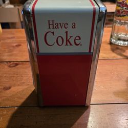 Vintage Coca-Cola Napkin Dispenser 