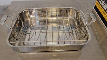 Cuisinart Roasting Pan w/Rack, Stainless, 16"
