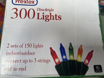 PREXTEX Christmas Lights 300 Lights
