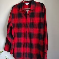 Old Navy women's flannel  Shirt size L