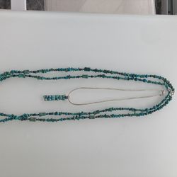 Turquoise 925 Necklaces. 