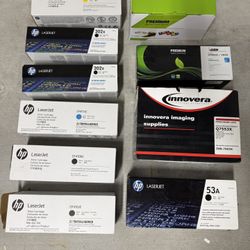 New, Unopened HP LaserJet Toner Cartridges – Bulk Lot