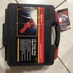 1/2" super DUTY Impact Wrench by AmPro BURGUNDY COLLECTION