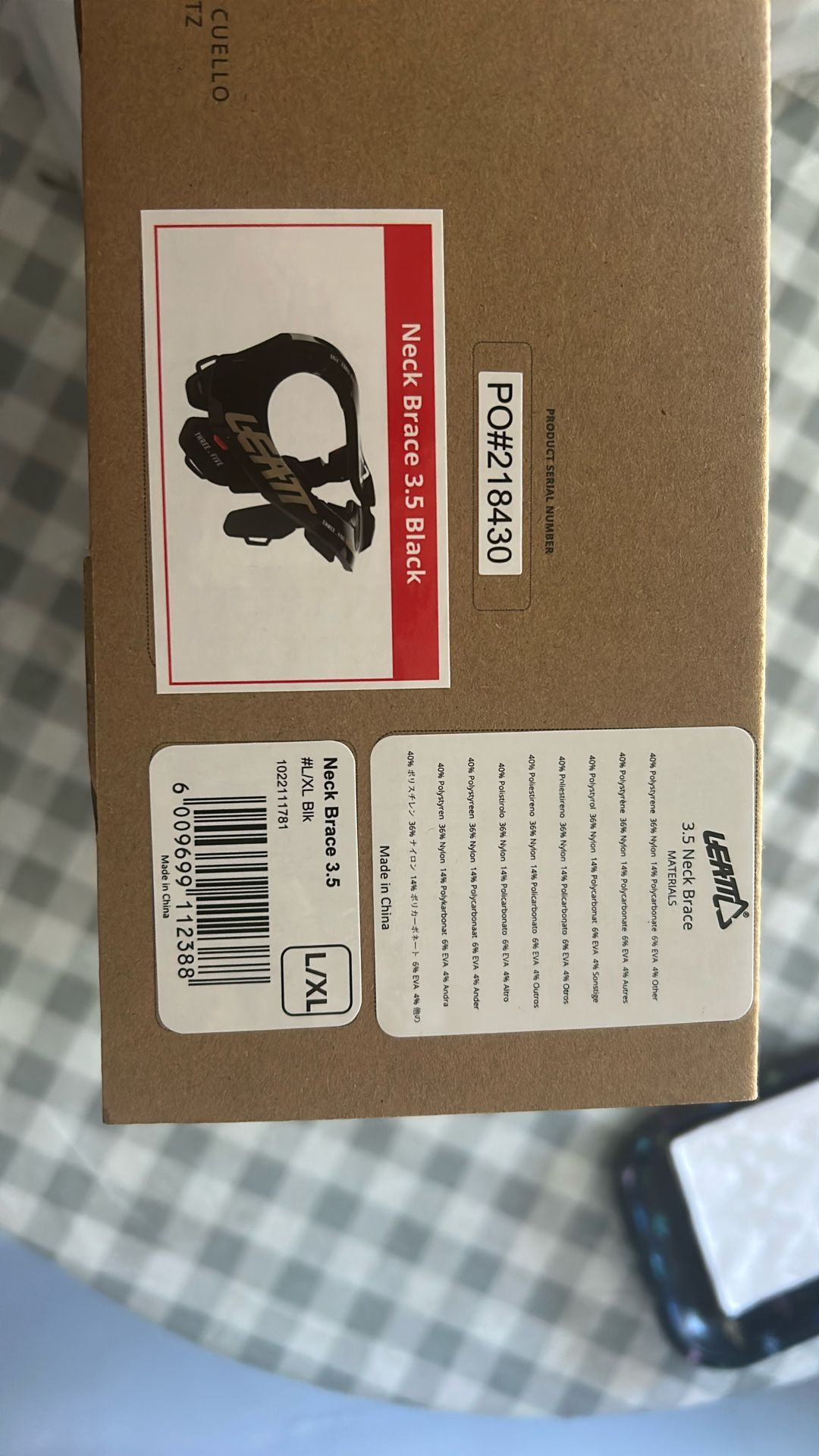 Leatt L/Xl Neck Brace 3.5