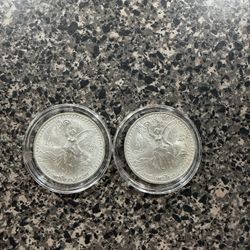 1oz Silver Mexico Libertad 1995