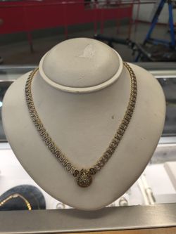 10k Gold diamond necklace 26.5 grams 20 Long layaway available 10dwon if you interested please make sure you ask for Maribel thank you