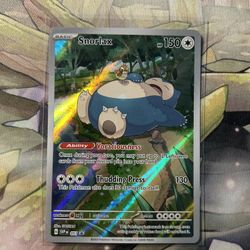 Pokemon Snorlax 151 Promo 