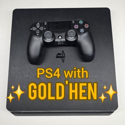✨ M0DD€D 1TB PS4 Slim with Gold'HEN✨
