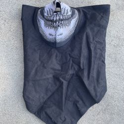 Zane headgear. Half Face Mask With Neck Cover. Skull Face 
