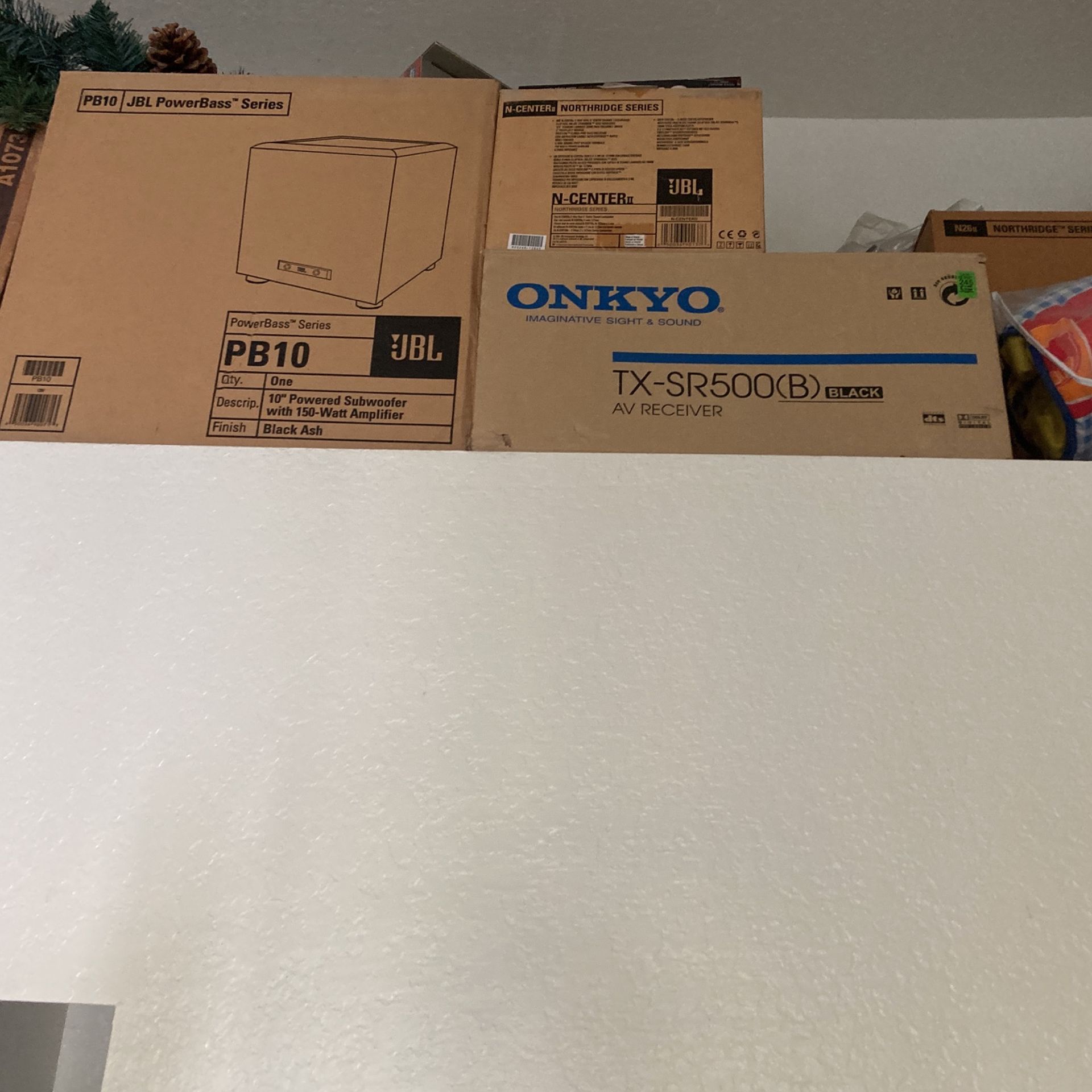 Accu and JBL stereo system