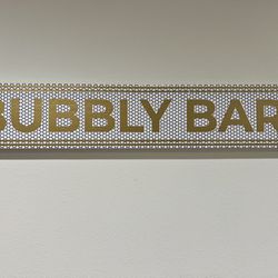 Bubbly Bar Wooden Sign 