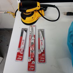 Dewalt Sander And Saw Blades Brand New