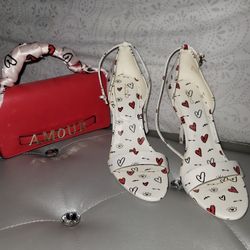Aldos Amour Valentine Collection Heels And Purse