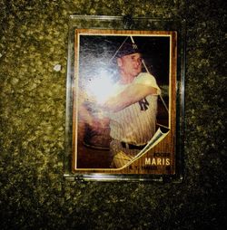 1962 Venezuela Topps #1 Roger Maris Yankees PSA 1 (Mk) *656176