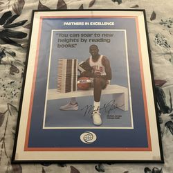 Vintage 1985 Michael Jordan Poster Chicago Bulls 