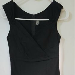 RockSteady ModCloth Classic Black Sleeveless Sheath Dress
