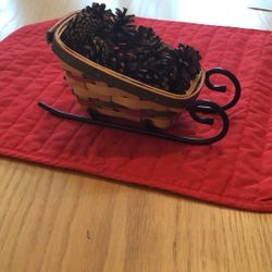 Longaberger Small Dash Away Sleigh