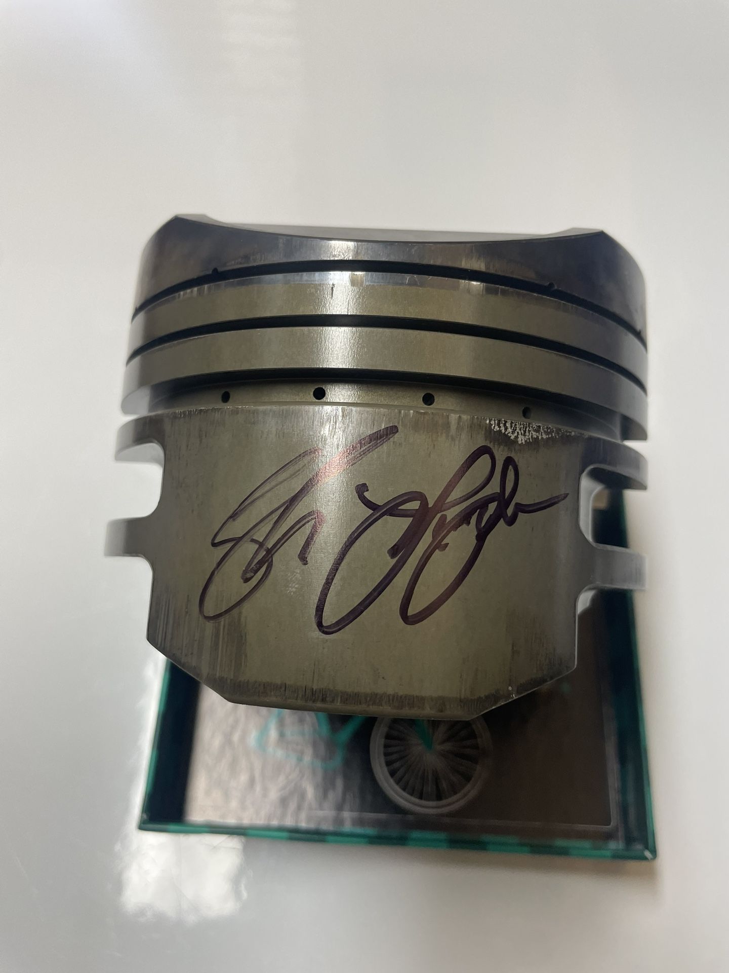 Shaun Langdon & JR Todd NHRA NITRO Used Complete Signed Piston