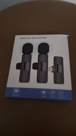 Wireless Microphone Set iPhone Compatible Plug & Play Maybesta Recording NIOB