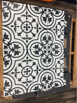 New 13 cases - MSI Amantus 8 in. x 8 in. Matte Porcelain Encaustic Floor/Wall Tile 67 sq. ft. TOTAL  **5.16 sq. Ft. Per case x 13 cases = 67.08 sq. Ft