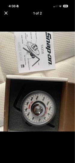 Snap on angle torque