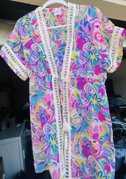 Women Colorful Tie Top