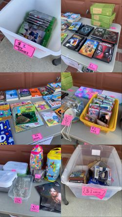 Self checkout yard sale