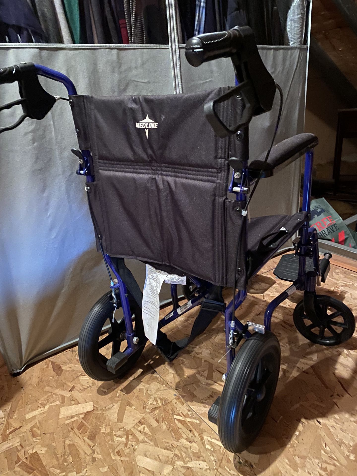 Medline Foldable Wheelchair… Never Used…