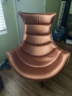  Faux Leather Accent Chair