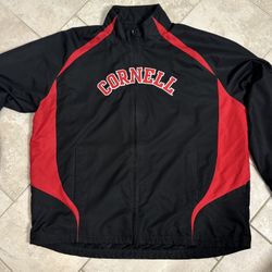 Y2K Cornell Zip Up Windbreaker 