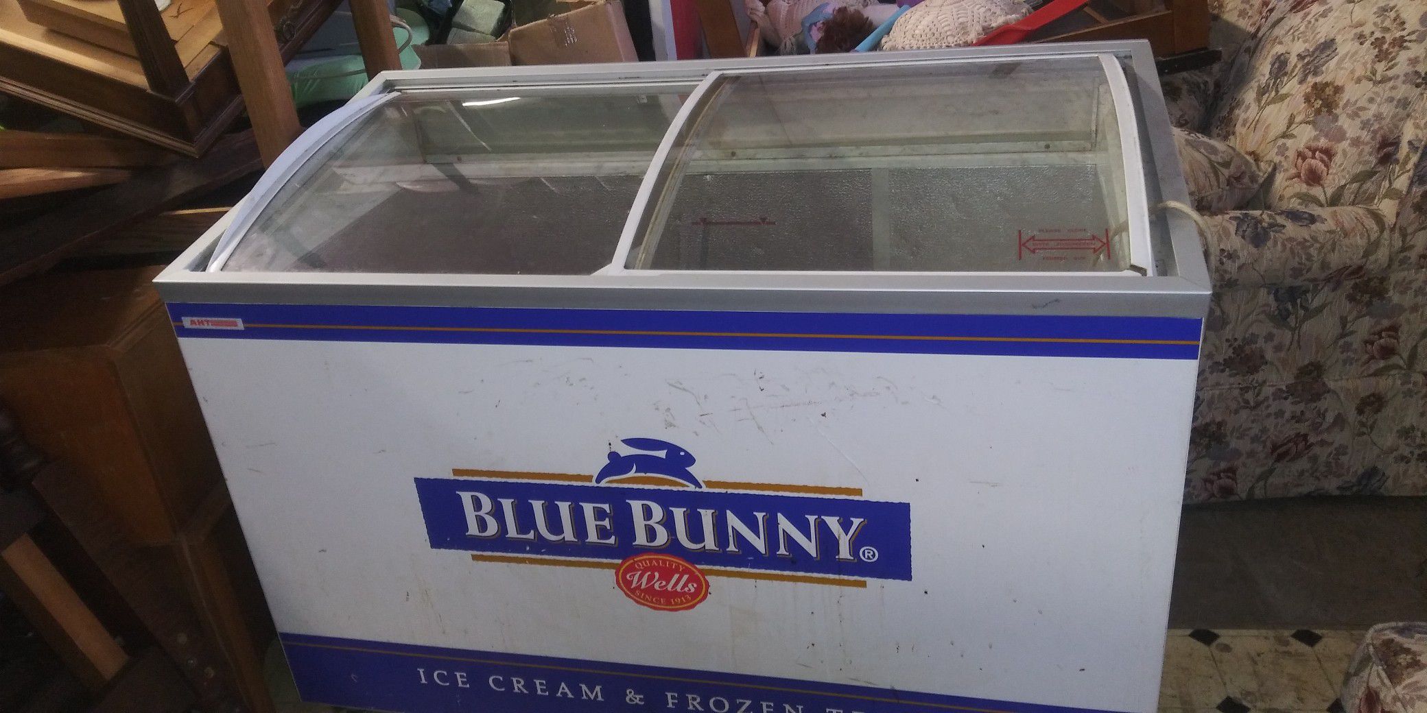 Blue Bunny Ice Cream freezer