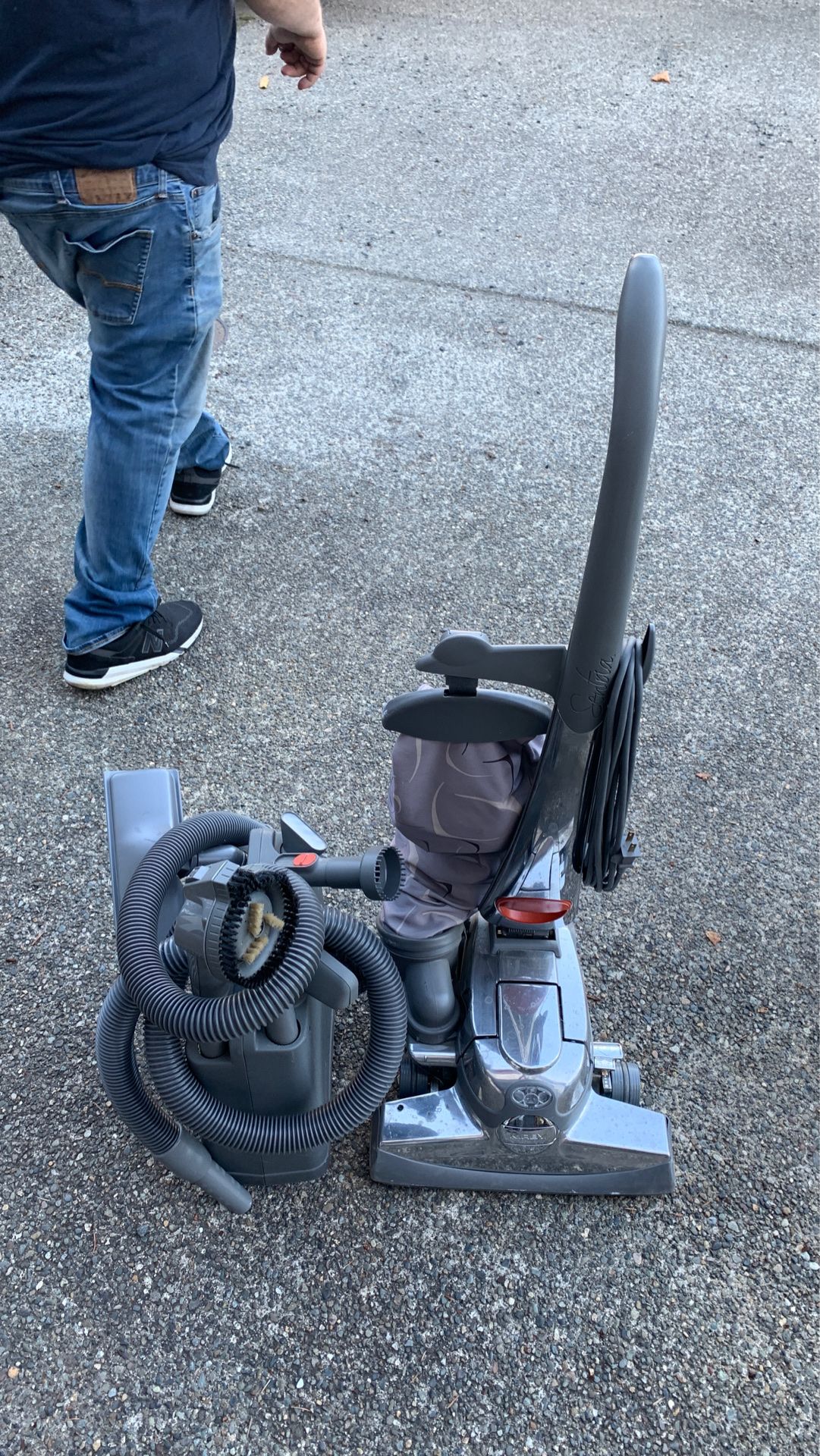 Kirby with attachments