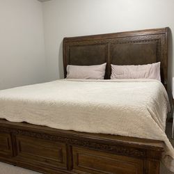 King Bed Set And Chest