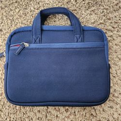 Blue Tablet And Accessories Carrying Case