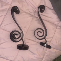 Black Iron Sconces 