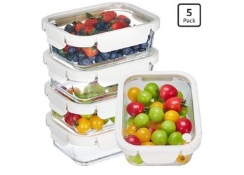 5pc  （glass container）