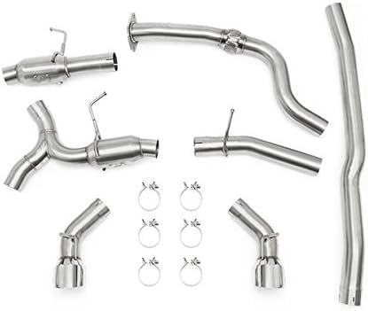 Mishimoto MMEXH-CAM4-16DTPP Dual Tip Pro Cat-Back Exhaust