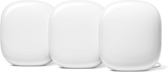 Google Nest WiFi Pro - Tri-Band Mesh System, High-Speed Internet, Whole-Home Coverage     