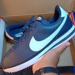 Men's Nike Cortez Basic Leather Navy 
