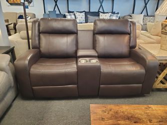Reclining Loveseat with Console