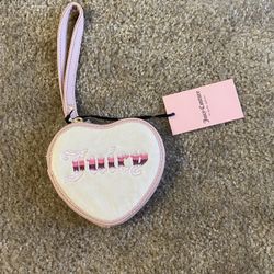 Juicy Couture Pink / White Wristlet Wallet For Women