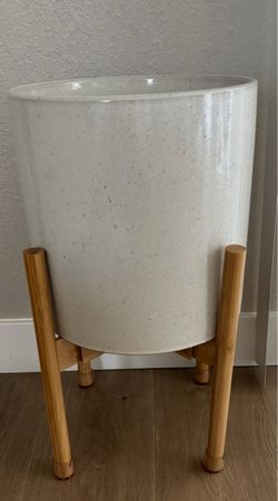 Two bamboo stands