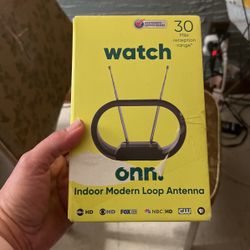 Watch ONN Indoor Loop Antenna Open Box Unused