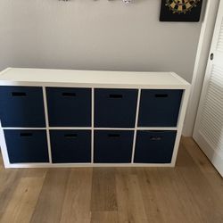 8 Cube Organizer-Shelf Unit