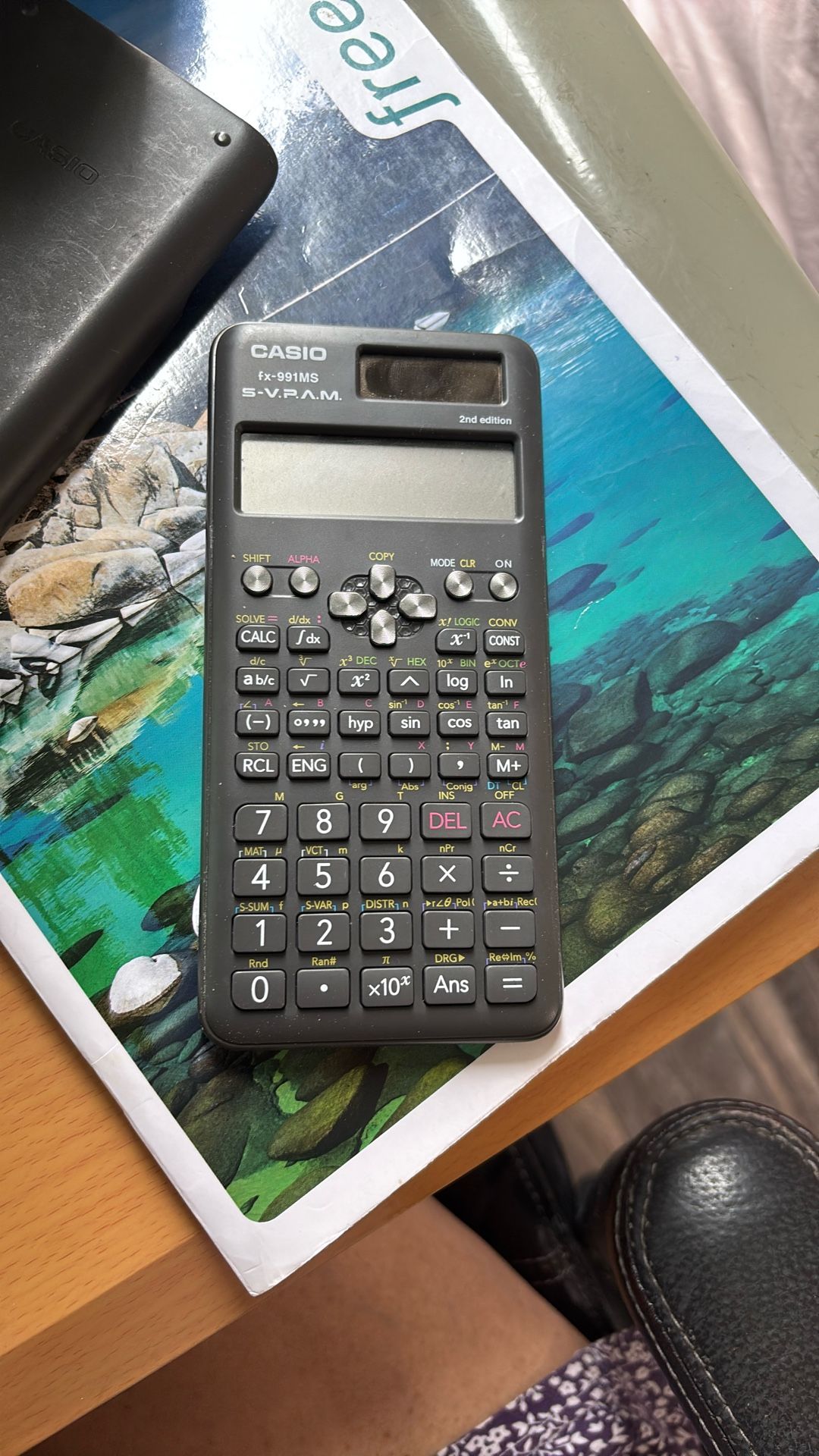 Casio fx-991MS "Prom King" Calculator – Matte Grey – Like New