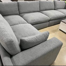 Oversized Plush Comfy Cloud Modular Sectional Sofa Couch 