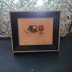 Carriage Wíth Lantern Print