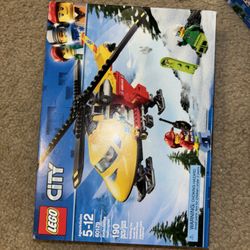 Lego City 60179 Ambulance Helicopter. New